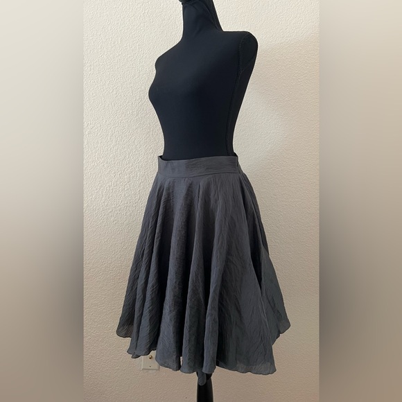 Ioanna Kourbela Gray Full Skirt Size Small - Picture 2 of 16